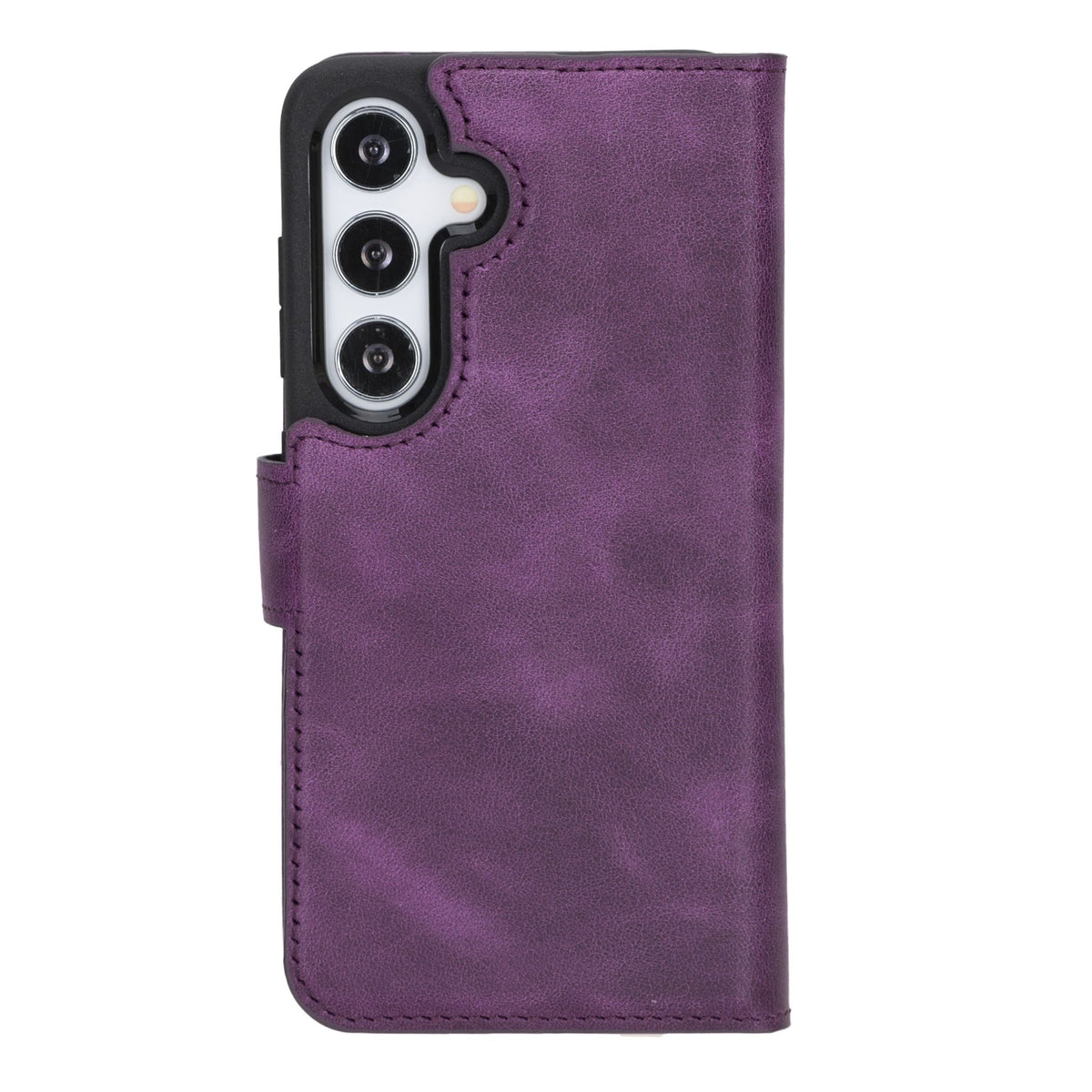 Samsung Galaxy S24 Magnetic Detachable Leather Wallet Case by Hardiston - premium Samsung S - 24 Cases