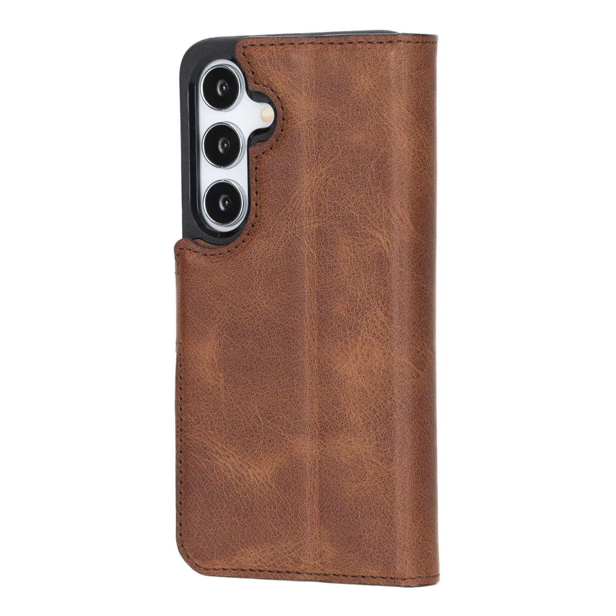Samsung Galaxy S24 Magnetic Detachable Leather Wallet Case by Hardiston - premium Samsung S - 24 Cases