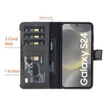 Samsung Galaxy S24 Plus Leather Wallet Case by Hardiston - premium Samsung S - 24 Cases