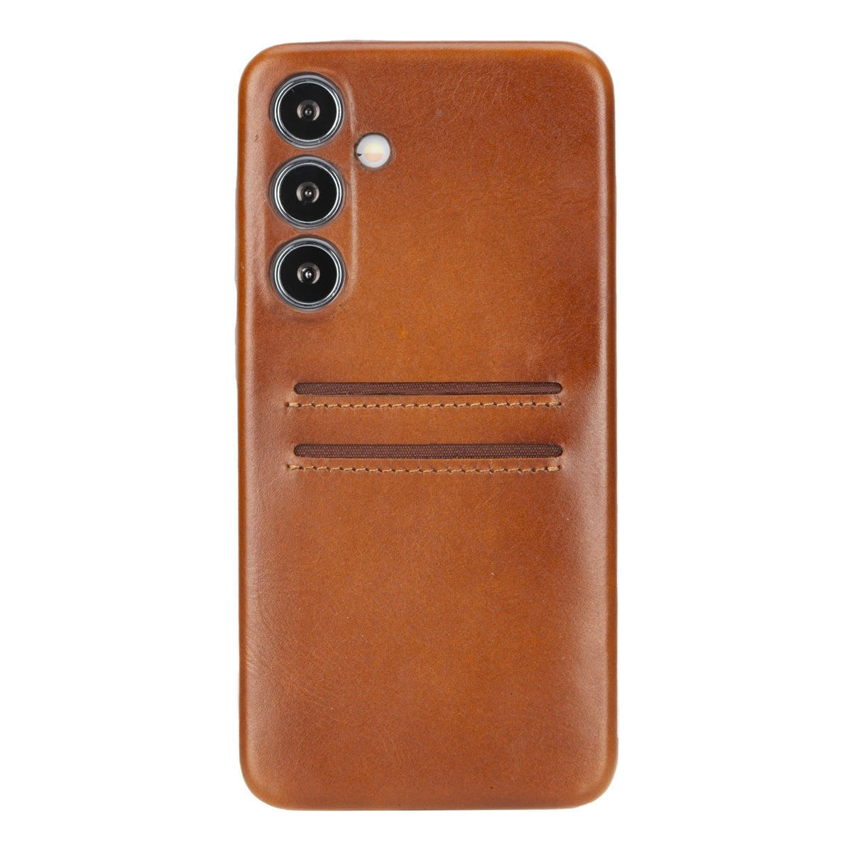 Samsung Galaxy S24 Plus Snap - on Full Cover Leather Case with Credit Card Slots by Hardiston - premium Samsung S - 24 Cases