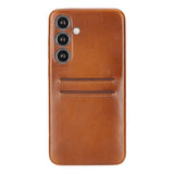 Samsung Galaxy S24 Plus Snap - on Full Cover Leather Case with Credit Card Slots by Hardiston - premium Samsung S - 24 Cases
