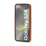 Samsung Galaxy S24 Plus Snap - on Full Cover Leather Case with Credit Card Slots by Hardiston - premium Samsung S - 24 Cases