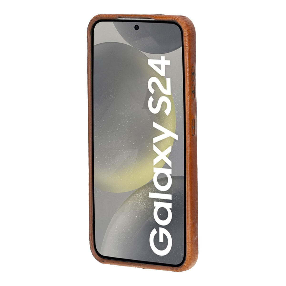 Samsung Galaxy S24 Snap - on Full Cover Leather Case with Credit Card Slots by Hardiston - premium Samsung S - 24 Cases