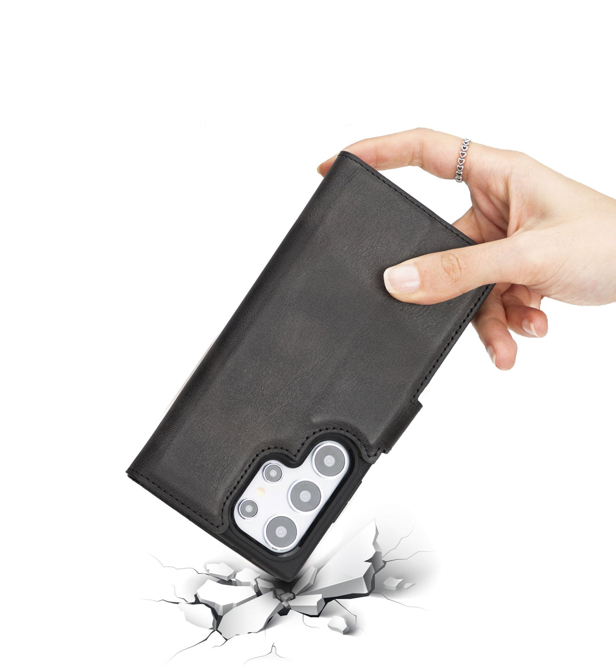 Samsung Galaxy S24 Ultra Leather Wallet Case by Hardiston - premium Samsung S - 24 Cases