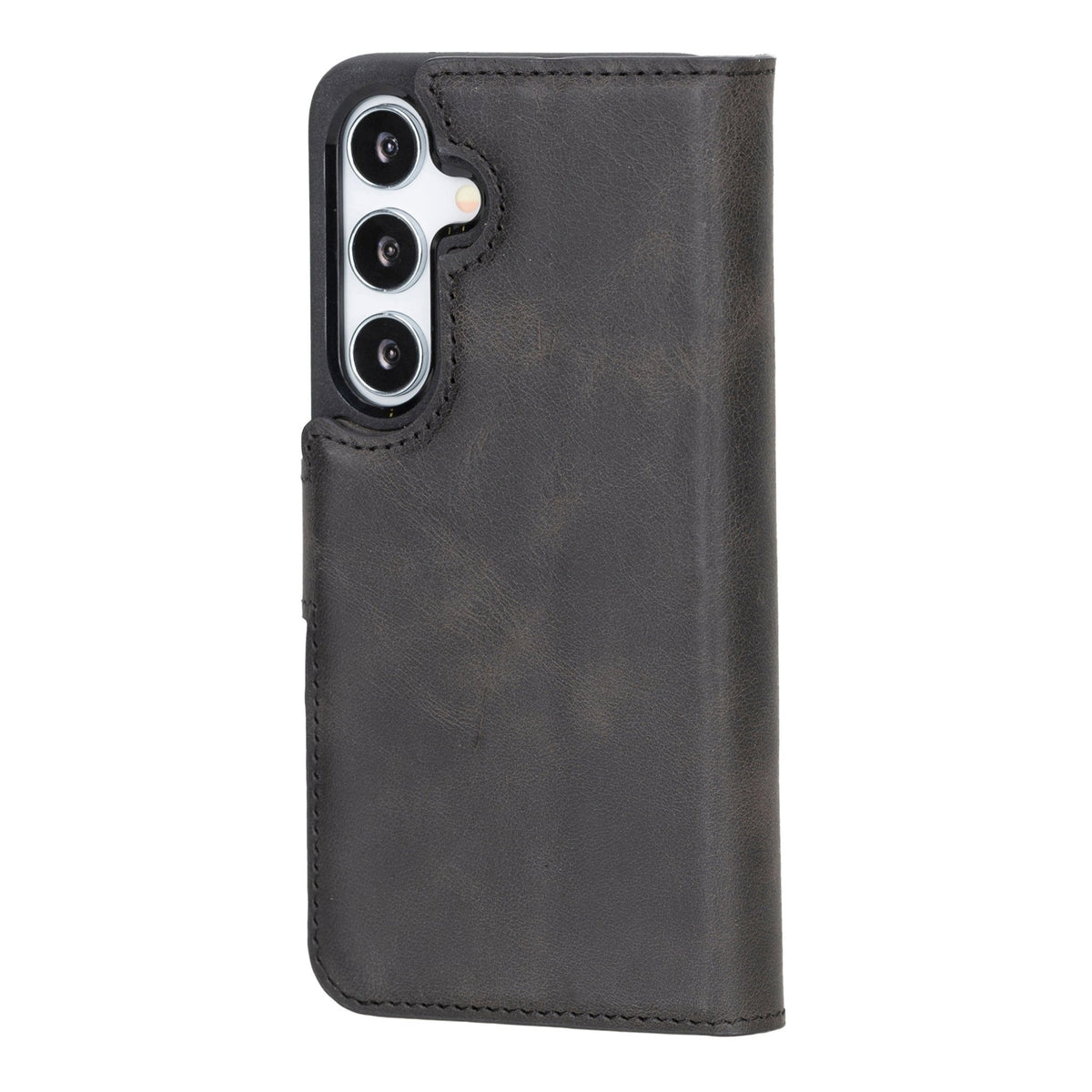 Samsung Galaxy S25 Magnetic Detachable Leather Wallet Case by Hardiston - premium Samsung S - 25 Cases