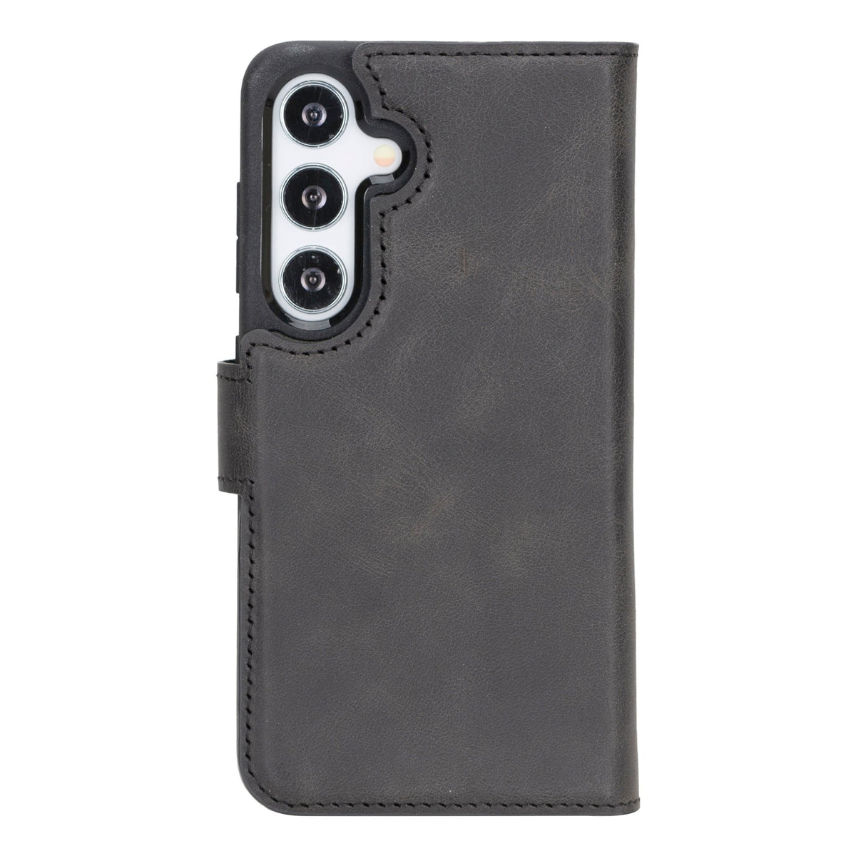 Samsung Galaxy S25 Magnetic Detachable Leather Wallet Case by Hardiston - premium Samsung S - 25 Cases