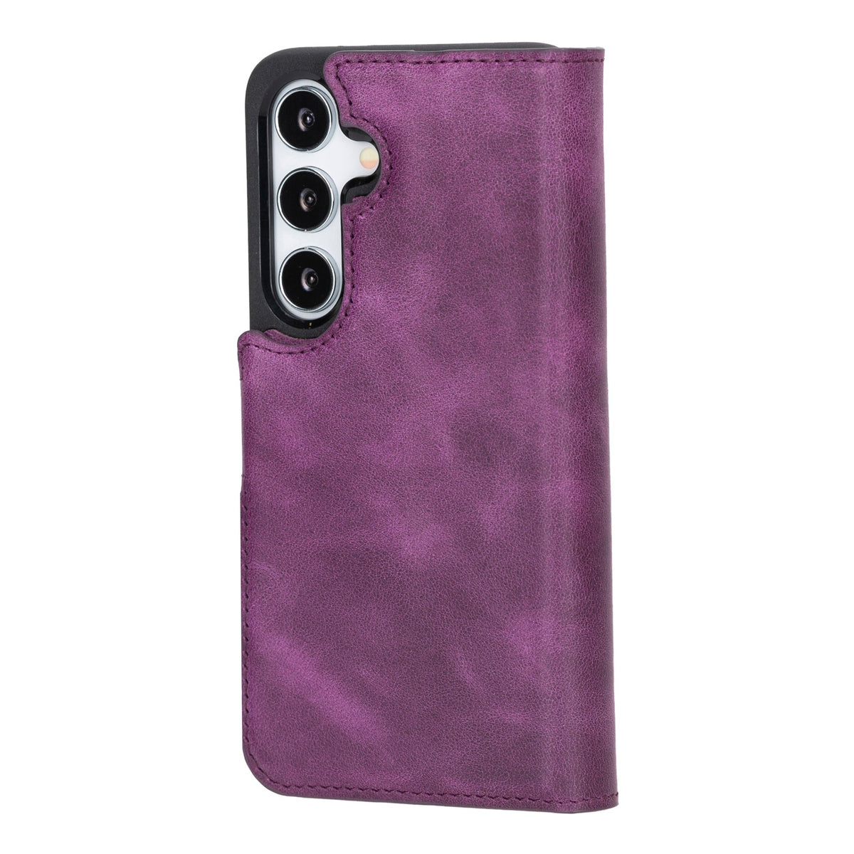 Samsung Galaxy S25 Magnetic Detachable Leather Wallet Case by Hardiston - premium Samsung S - 25 Cases