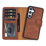 Samsung Galaxy S26 Plus Magnetic Detachable Leather Wallet Case by Hardiston - premium Samsung S - 26 Cases
