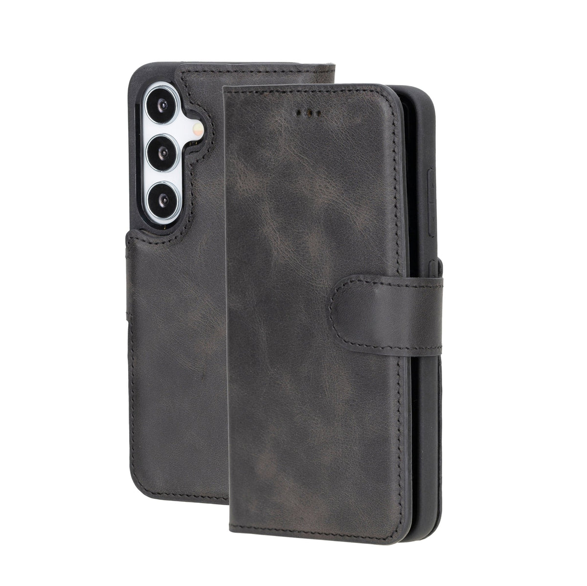 Samsung Galaxy S26 Plus Magnetic Detachable Leather Wallet Case by Hardiston - premium Samsung S - 26 Cases