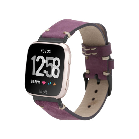 Stitch End Leather Band for Fitbit Watch by Hardiston - premium Watch Bands - Fitbit