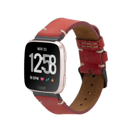 Stitch End Leather Band for Fitbit Watch by Hardiston - premium Watch Bands - Fitbit