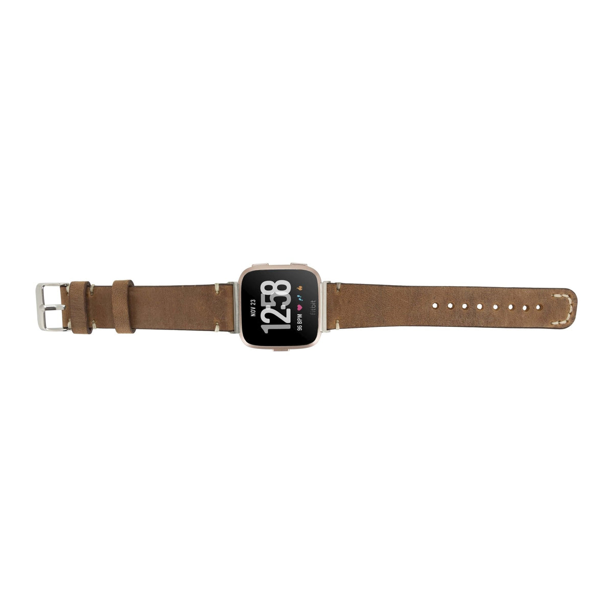 Stitch End Leather Band for Fitbit Watch by Hardiston - premium Watch Bands - Fitbit