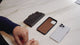 iPhone 13 Pro Max Handmade 2-in-1 Magnetic Detachable Leather Wallet Case