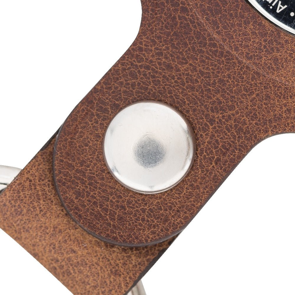 AirTag Leather Case with Key Ring by Hardiston - premium AirTag Holders