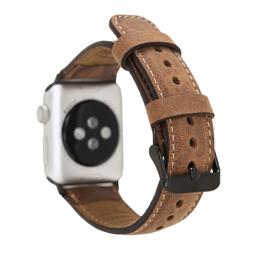 Classic Leather Band for Apple Watch by Hardiston - premium Watch Bands - Apple