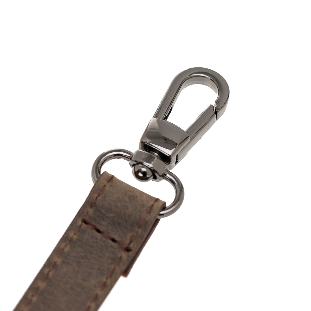 Cross - body Strap Leather Wristlet with Metal Clip by Hardiston - premium Crossbody Straps
