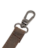 Cross - body Strap Leather Wristlet with Metal Clip by Hardiston - premium Crossbody Straps