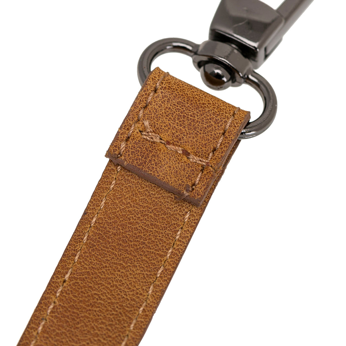 Cross - body Strap Leather Wristlet with Metal Clip by Hardiston - premium Crossbody Straps