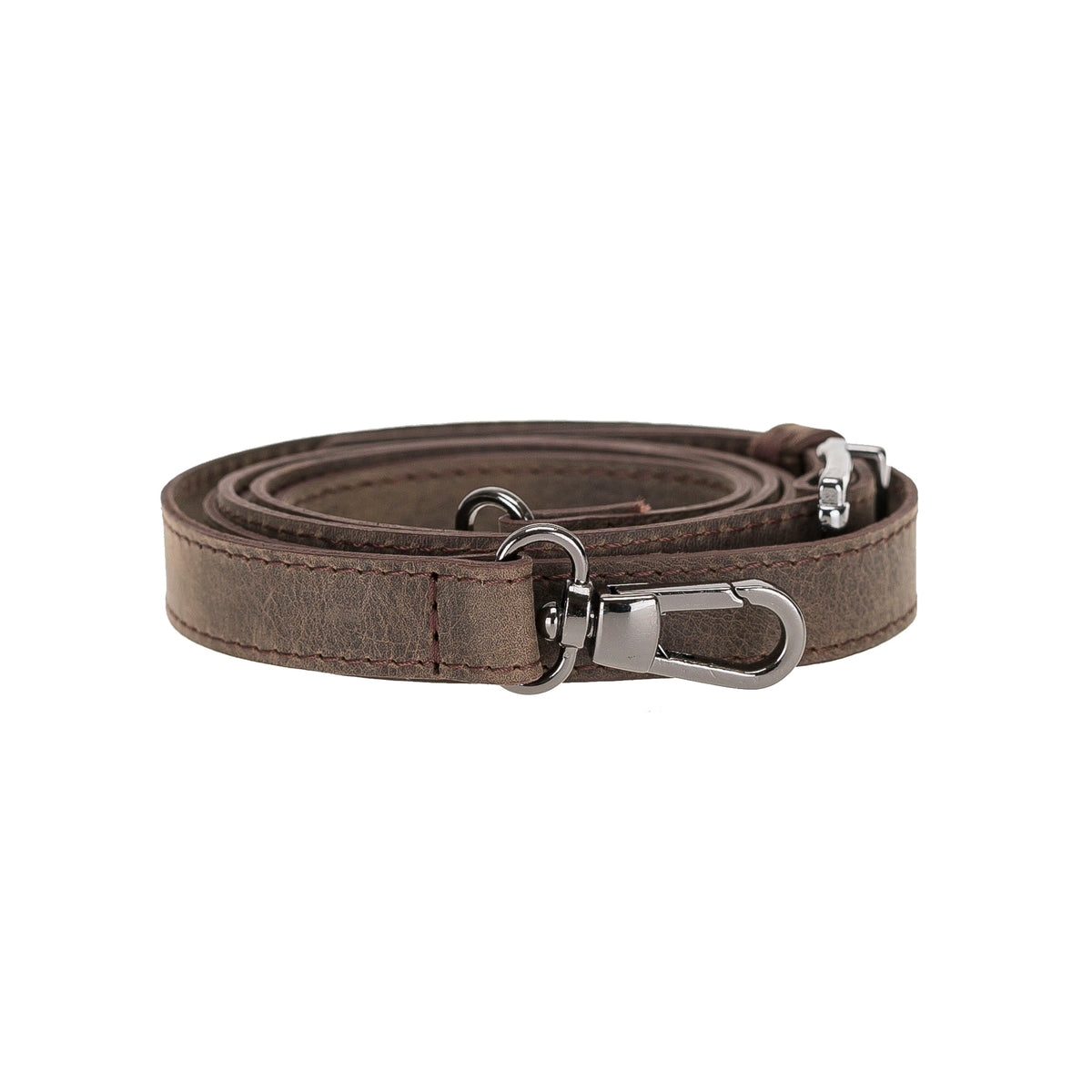 Cross - body Strap Leather Wristlet with Metal Clip by Hardiston - premium Crossbody Straps