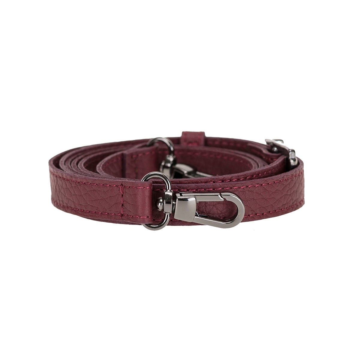 Cross - body Strap Leather Wristlet with Metal Clip by Hardiston - premium Crossbody Straps