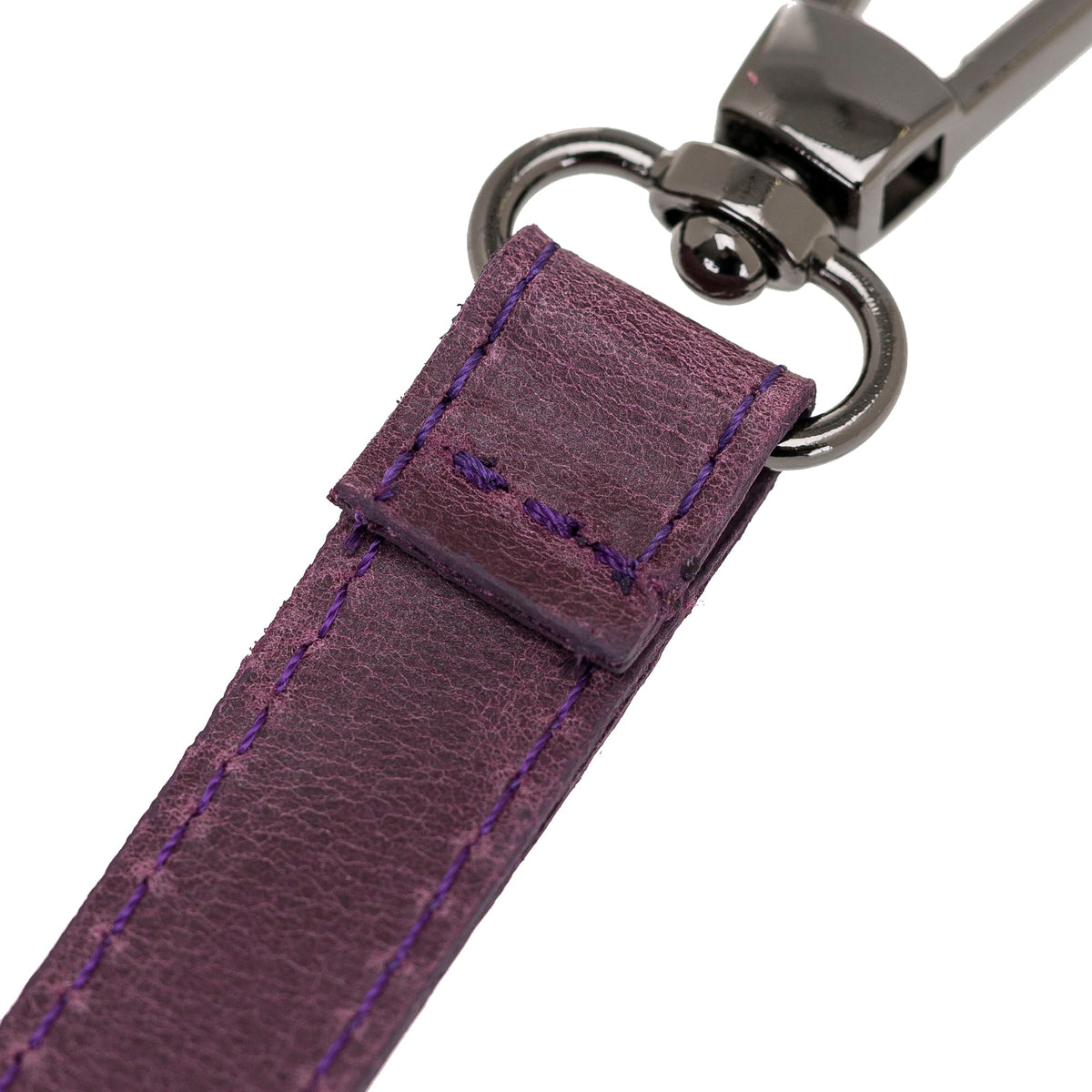 Cross - body Strap Leather Wristlet with Metal Clip by Hardiston - premium Crossbody Straps