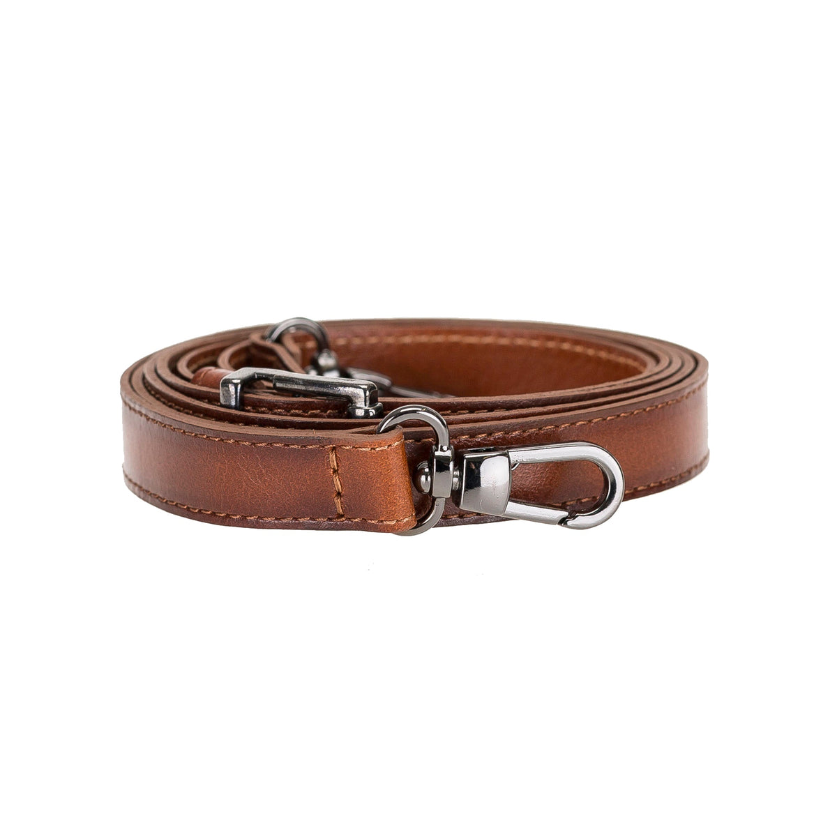 Cross - body Strap Leather Wristlet with Metal Clip by Hardiston - premium Crossbody Straps