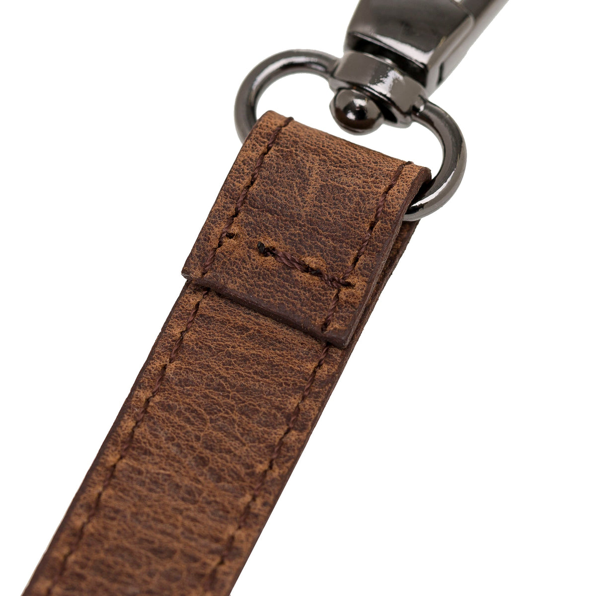 Cross - body Strap Leather Wristlet with Metal Clip by Hardiston - premium Crossbody Straps