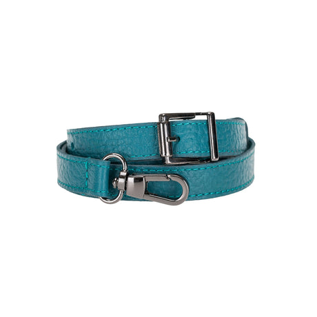 Cross - body Strap Leather Wristlet with Metal Clip by Hardiston - premium Crossbody Straps