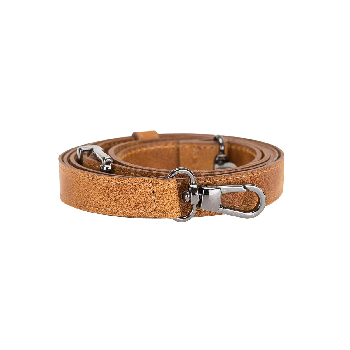 Cross - body Strap Leather Wristlet with Metal Clip by Hardiston - premium Crossbody Straps