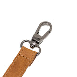 Cross - body Strap Leather Wristlet with Metal Clip by Hardiston - premium Crossbody Straps