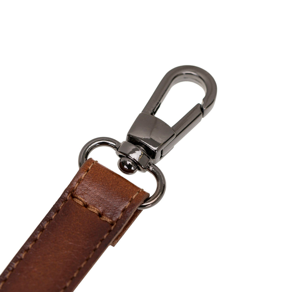 Cross - body Strap Leather Wristlet with Metal Clip by Hardiston - premium Crossbody Straps