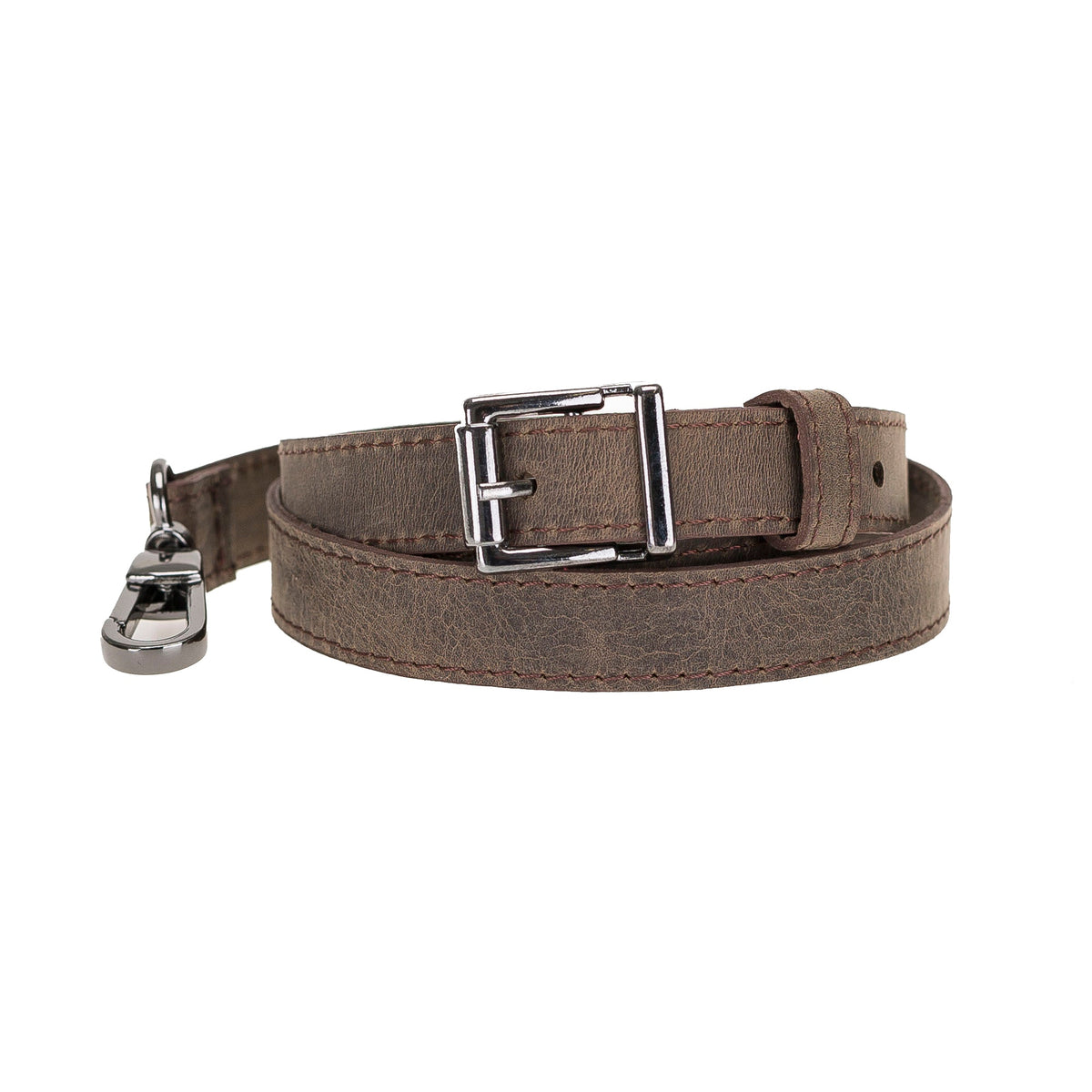 Cross - body Strap Leather Wristlet with Metal Clip by Hardiston - premium Crossbody Straps