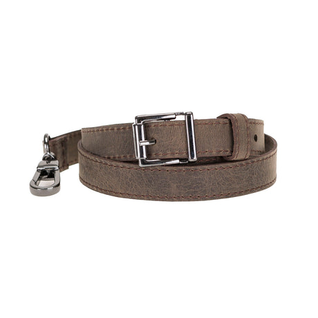 Cross - body Strap Leather Wristlet with Metal Clip by Hardiston - premium Crossbody Straps