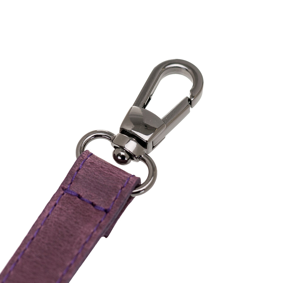 Cross - body Strap Leather Wristlet with Metal Clip by Hardiston - premium Crossbody Straps