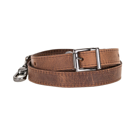 Cross - body Strap Leather Wristlet with Metal Clip by Hardiston - premium Crossbody Straps