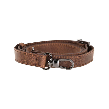 Cross - body Strap Leather Wristlet with Metal Clip by Hardiston - premium Crossbody Straps