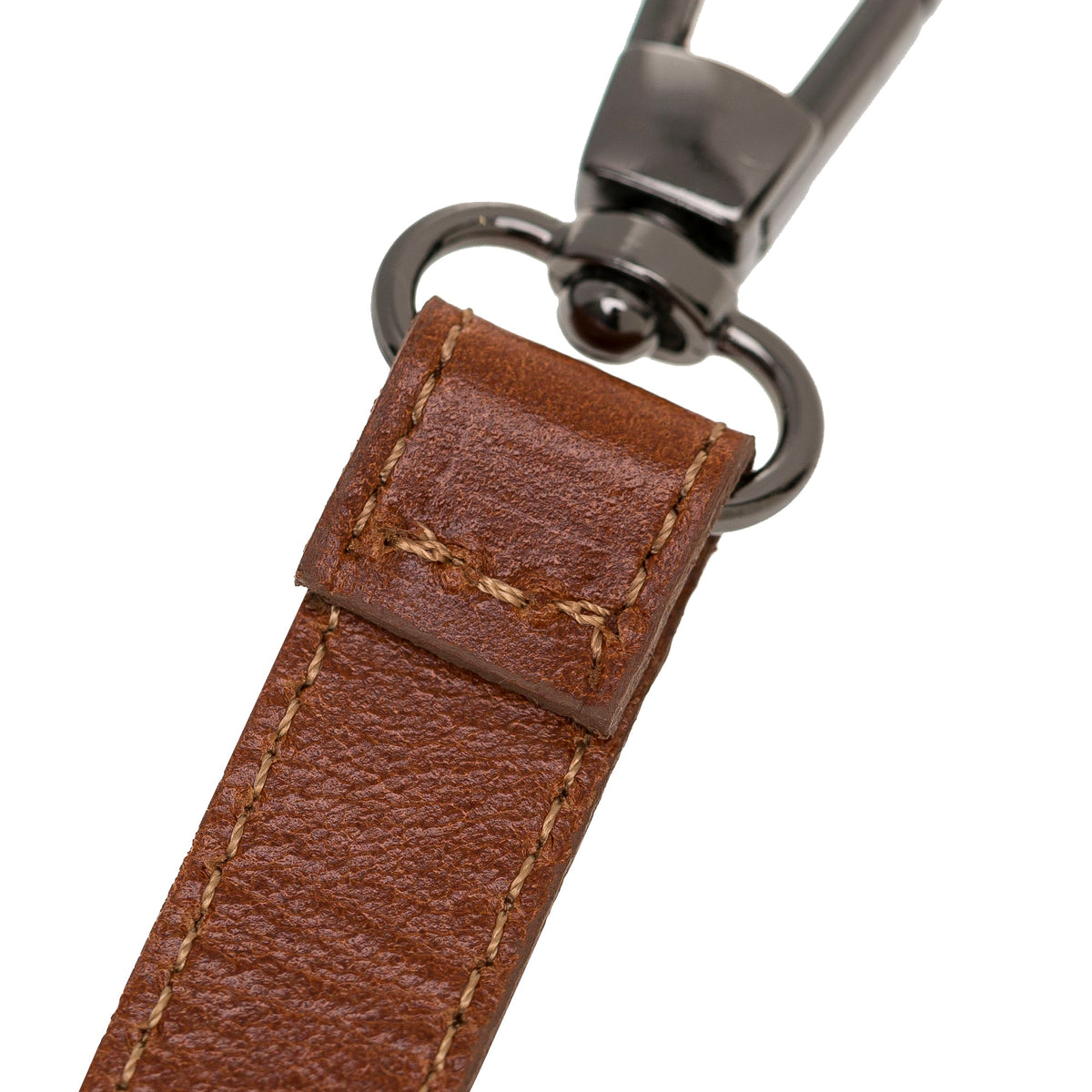 Cross - body Strap Leather Wristlet with Metal Clip by Hardiston - premium Crossbody Straps