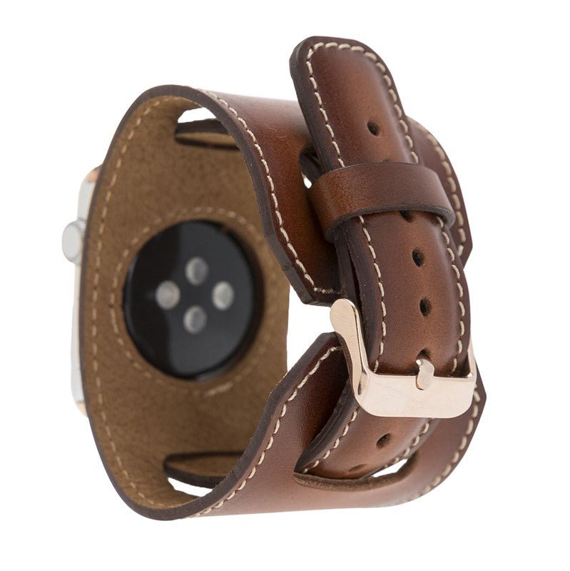 Cuff Leather Band for Apple Watch by Hardiston - premium Watch Bands - Apple