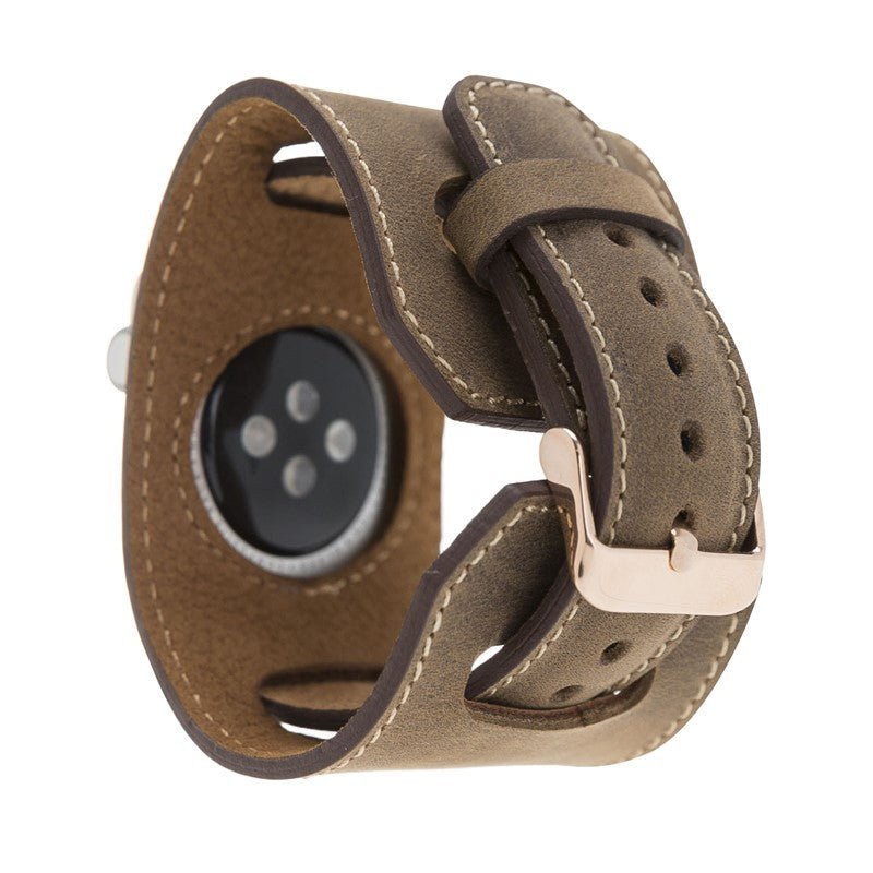 Cuff Leather Band for Apple Watch by Hardiston - premium Watch Bands - Apple
