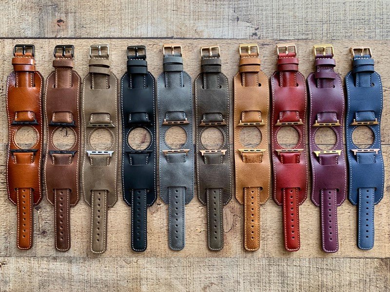 Cuff Leather Band for Apple Watch by Hardiston - premium Watch Bands - Apple