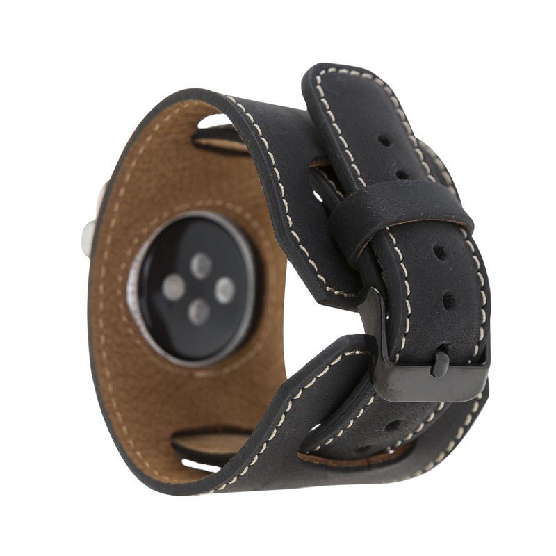 Cuff Leather Band for Apple Watch by Hardiston - premium Watch Bands - Apple
