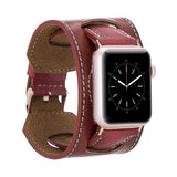 Cuff Leather Band for Apple Watch by Hardiston - premium Watch Bands - Apple