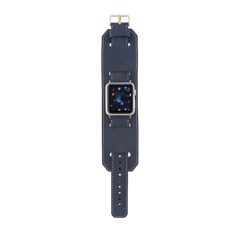 Cuff Leather Band for Apple Watch by Hardiston - premium Watch Bands - Apple