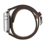 Double Tour Leather Band for Apple Watch by Hardiston - premium Watch Bands - Apple