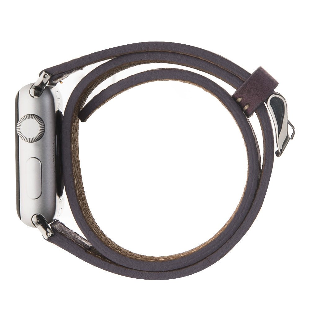 Double Tour Leather Band for Apple Watch by Hardiston - premium Watch Bands - Apple