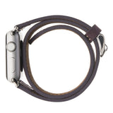 Double Tour Leather Band for Apple Watch by Hardiston - premium Watch Bands - Apple