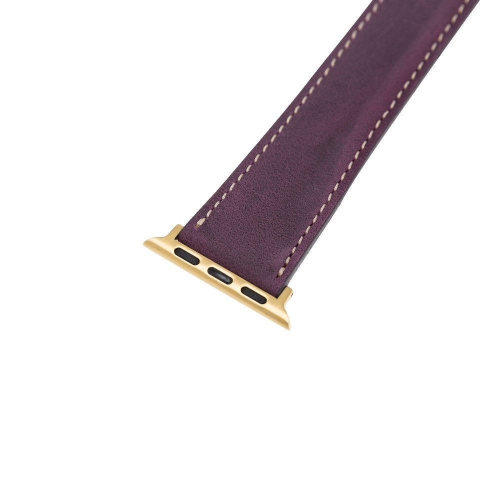 Double Tour Leather Band for Apple Watch by Hardiston - premium Watch Bands - Apple