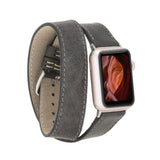 Double Tour Leather Band for Apple Watch by Hardiston - premium Watch Bands - Apple