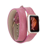 Double Tour Leather Band for Apple Watch by Hardiston - premium Watch Bands - Apple
