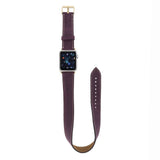 Double Tour Leather Band for Apple Watch by Hardiston - premium Watch Bands - Apple